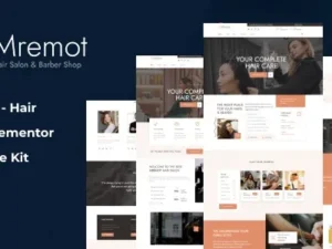 Mremot – Hair Salon Elementor Template Kit