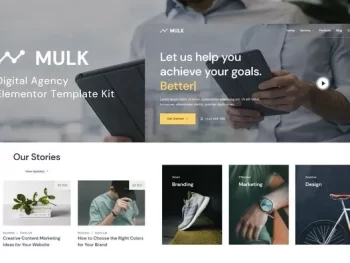 Mulk – Digital Agency Elementor Template Kit