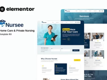 Nursee – Homecare & Private Nursing Elementor Template Kit