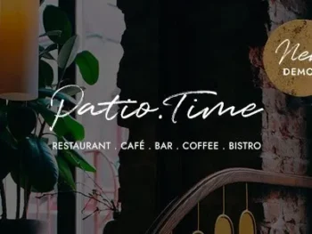 PatioTime Restaurant WordPress Theme