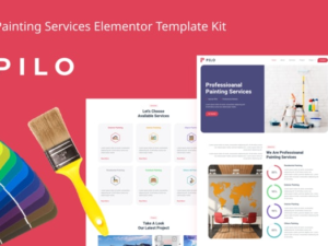 Pilo – Painting Services Elementor Template Kit