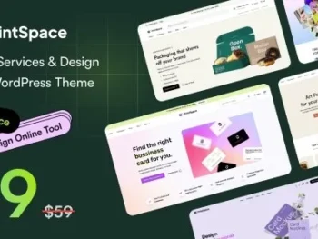 PrintSpace Printing Services Design Online WooCommerce WordPress theme