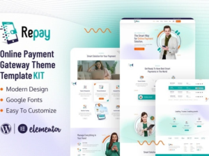 Repay – Payment Gateway Elementor Template Kit