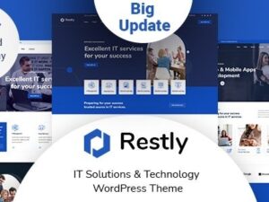 Restly Soluções de TI & Tecnologia WordPress Tema