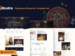 Restro – Restaurant Elementor Pro Template Kit