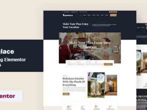 Royalpalace – Hotel Booking Elementor Pro Template Kit