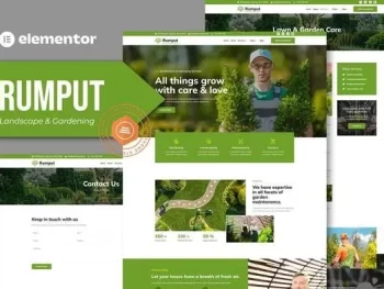 Rumput – Landscape & Gardening Services Elementor Template Kit