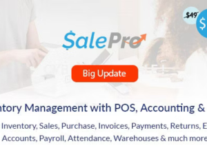 SalePro Inventory Management System