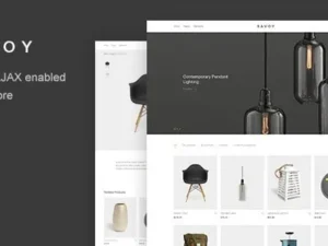 Savoy Minimalist AJAX WooCommerce Theme