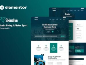 Skindive – Scuba Diving & Water Sport Elementor Template Kit