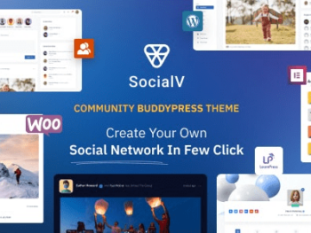 SocialV Rede Social e Comunidade BuddyPress Tema