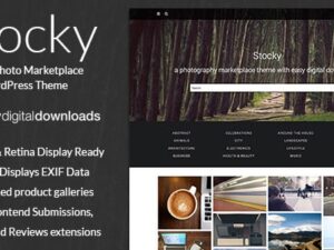 Stocky – A Stock Photography Tema do mercado