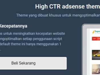 Superfast High CTR Adsense WordPress Theme