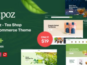 Teapoz Tea Shop WooCommerce Theme