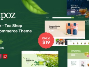 Teapoz Tea Shop WooCommerce Theme