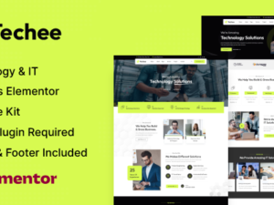 Techee – Technology & IT Solutions Elementor Template Kit