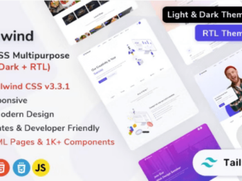 Techwind Tailwind CSS Multipurpose Landing Page Template