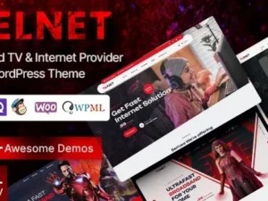 Telnet Broadband TV Internet Provider WordPress Theme