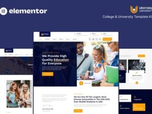 Urayana – University & College Elementor Template Kit