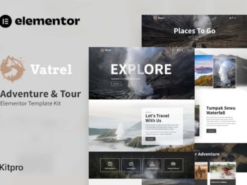 Vatrel – Adventure & Tour Elementor Template Kit