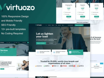 Virtuozo – Virtual Assistant Service Elementor Template Kit