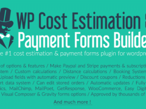 WP Cost Estimation e Payment Form Builder