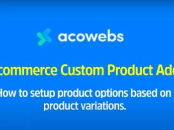 Woocommerce Custom Product Addons