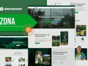 Zona – Camp Ground & Adventure Elementor Template Kit