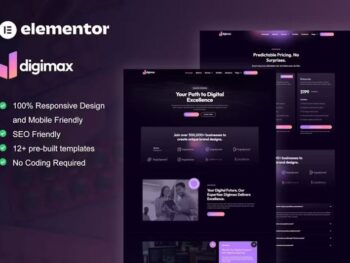 Digimax – Kit de Modelos Elementor para Agência de Marketing Digital