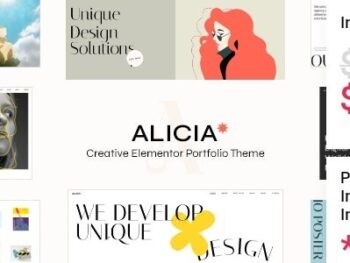 Alicia Elementor Portfolio Tema