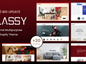 Classy Mínimo multiuso Shopify Theme