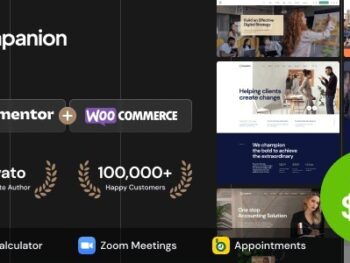 Companion - Tema WordPress de Negócios Corporativos