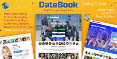 DateBook – Namoro WordPress Tema