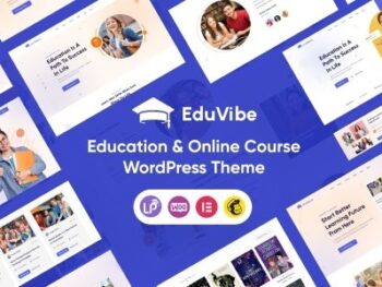 EduVibe Educação & Curso Online WordPress Tema