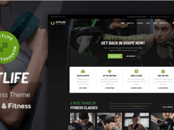 Fittlife Ginásio & Fitness WordPress Tema