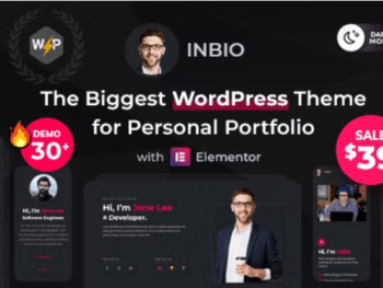 InBio – Tema WordPress Portfolio Pessoal