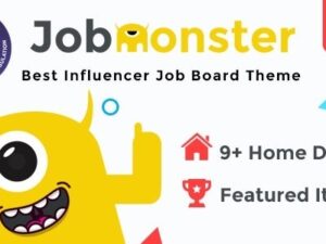 Jobmonster - Job Board WordPress Tema - Ativado