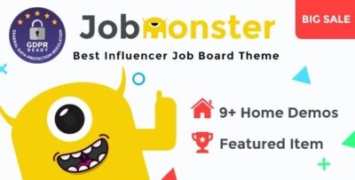 Jobmonster - Job Board WordPress Tema - Ativado