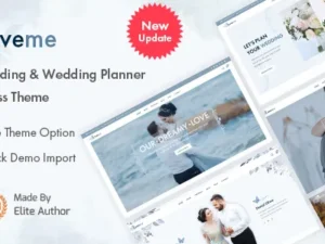 Loveme Tema WordPress de Planejador de Casamento