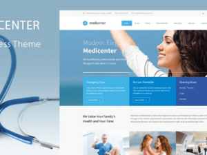 MediCenter Saúde Clínica Médica WordPress Tema