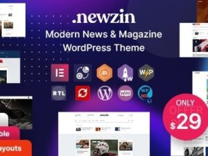 Newzin WordPress Jornal & Tema Revista