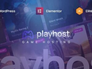 Playhost Jogo Servidor de Hospedagem Tema WordPress