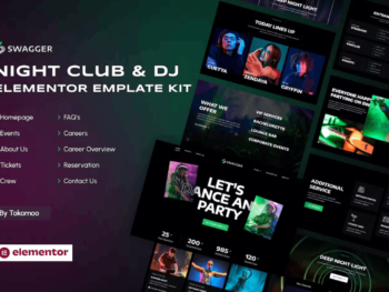 Swagger – Clube Noturno & DJ Elementor Template Kit