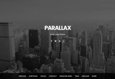 Parallax Themify Tema