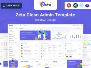 Zeta Bootstrap 5 HTML Admin & Dashboard Template