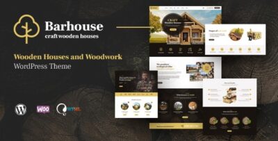 Barhouse Construção de Casa de Madeira e Woodworks WordPress Tema