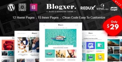 Blogxer - Blog & Revista WordPress Tema