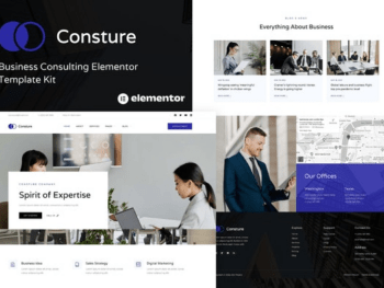 Consture - Consultoria Empresarial Elementor Template Kit