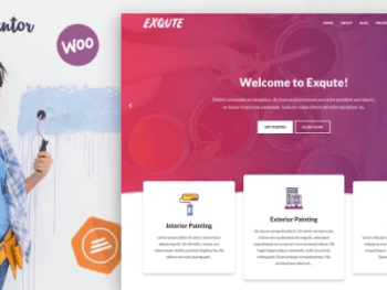 Exqute Painting Company WordPress Tema