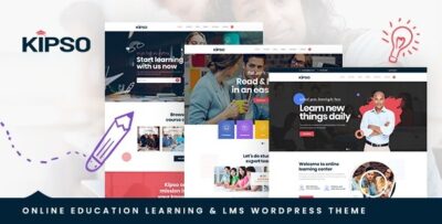 Kipso - Educação LMS WordPress Tema